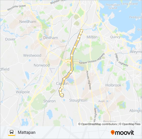 716 Bus Line Map