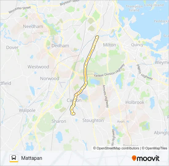 716 Bus Line Map