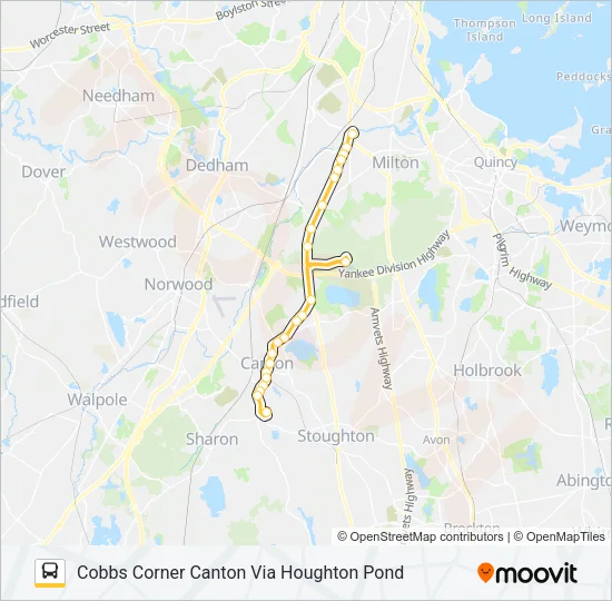 716 Bus Line Map