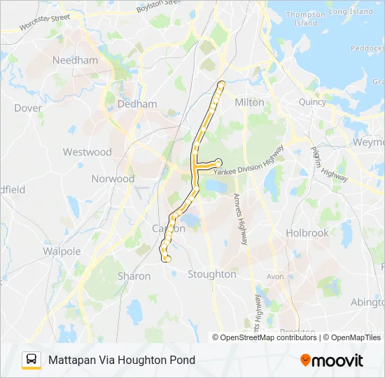 716 Bus Line Map