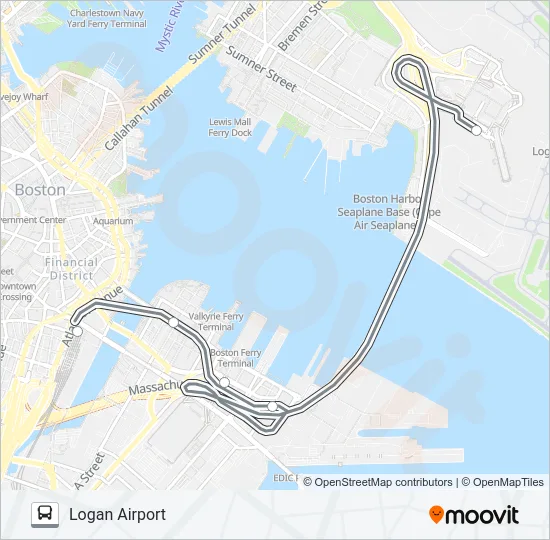 SL1 Bus Line Map