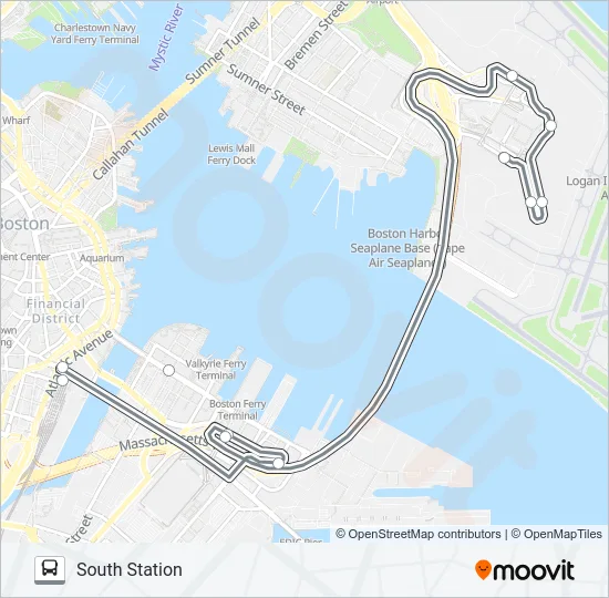 SL1 Bus Line Map