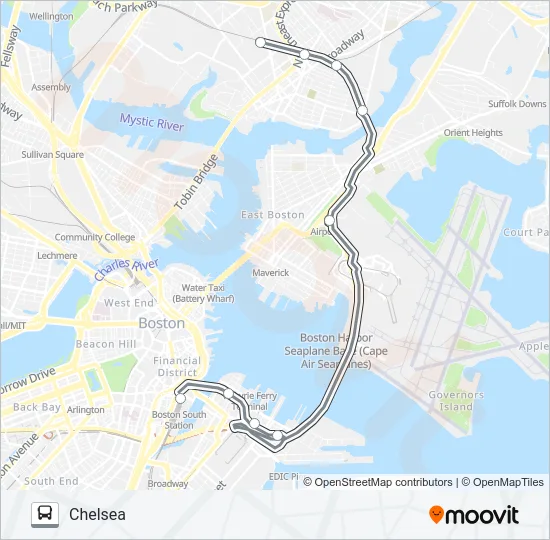 SL3 Bus Line Map