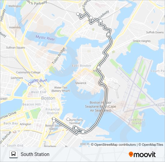 SL3 Bus Line Map