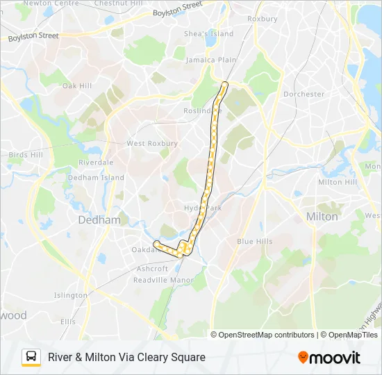 32/33 Bus Line Map