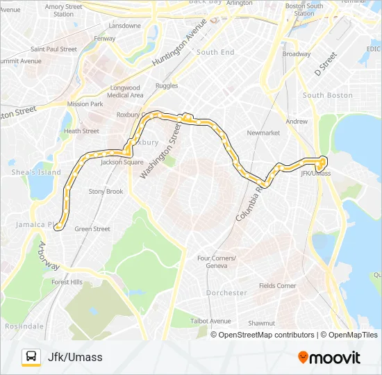 41 Bus Line Map