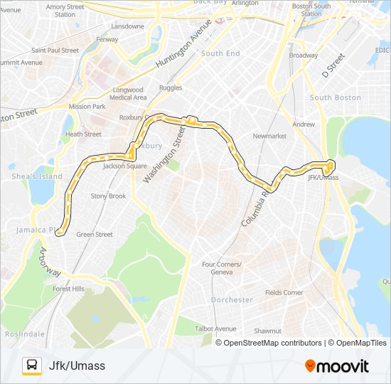 Mapa de 41 de autobús