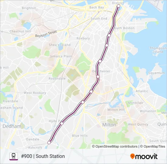 FAIRMOUNT Train Line Map
