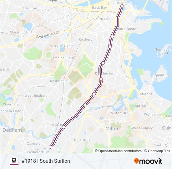 FAIRMOUNT train Line Map