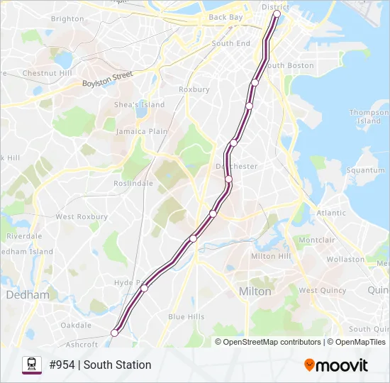FAIRMOUNT Train Line Map