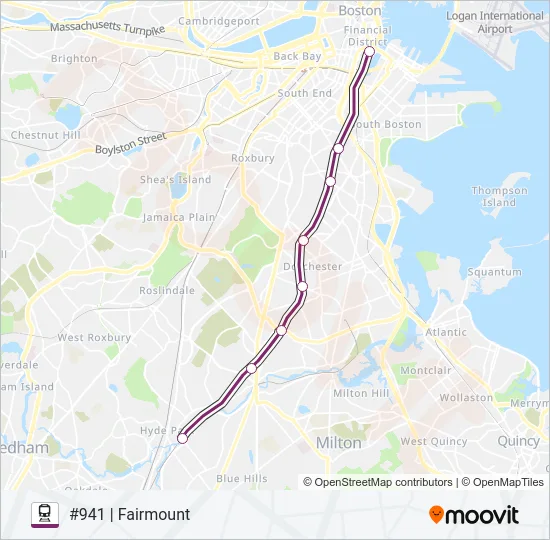 FAIRMOUNT Train Line Map