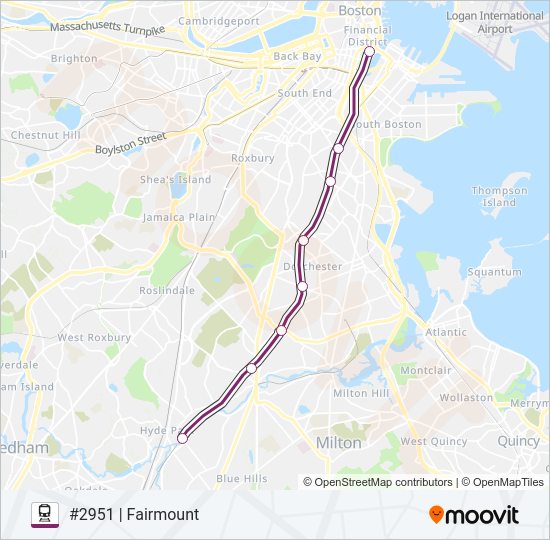 FAIRMOUNT train Line Map