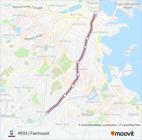 FAIRMOUNT Train Line Map