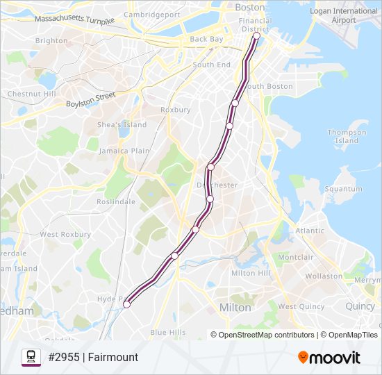 FAIRMOUNT Train Line Map