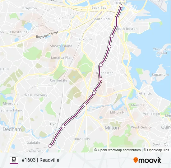 FAIRMOUNT Train Line Map