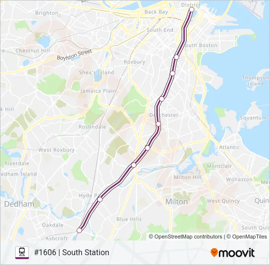 FAIRMOUNT Train Line Map