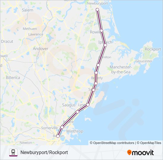 newburyportrockport Route Schedules, Stops & Maps 155 Newburyport