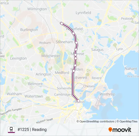 HAVERHILL Train Line Map