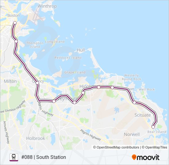 GREENBUSH Train Line Map