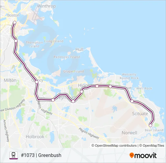 GREENBUSH Train Line Map