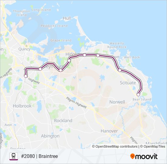 GREENBUSH train Line Map