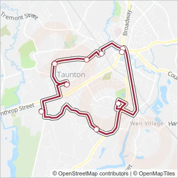 4 Bus Line Map