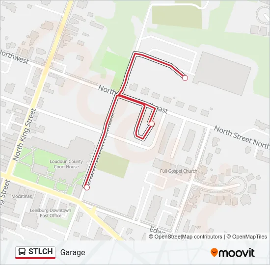 STLCH Bus Line Map