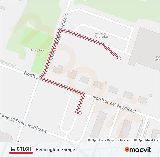 STLCH Bus Line Map