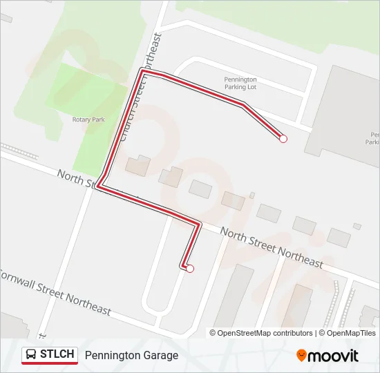 STLCH Bus Line Map