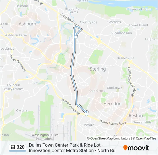 320 Bus Line Map