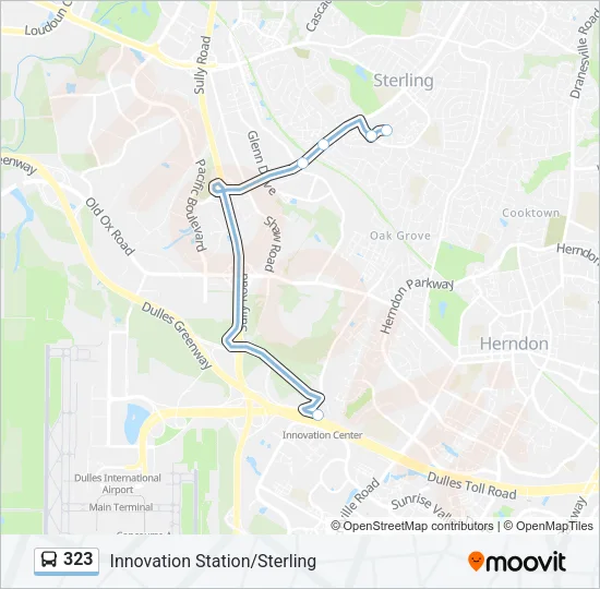 323 Bus Line Map