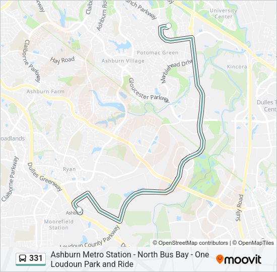 331 Bus Line Map