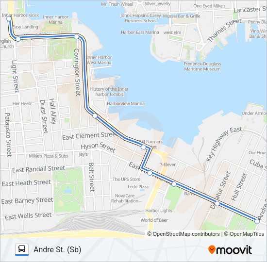 BANNER ROUTE Bus Line Map