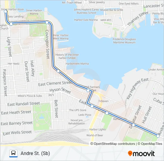 BANNER ROUTE Bus Line Map