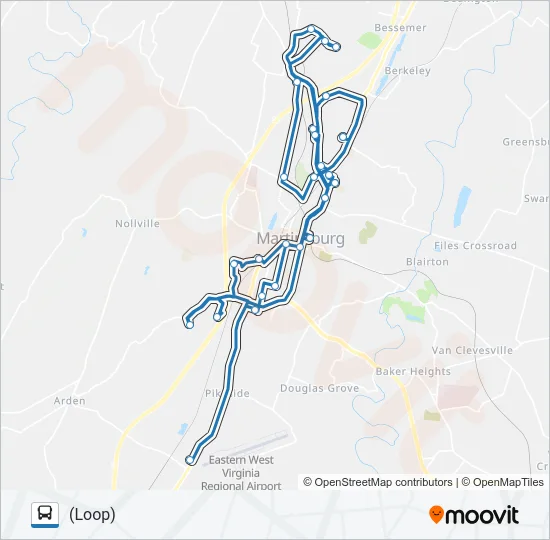 ROUTE 30 Bus Line Map
