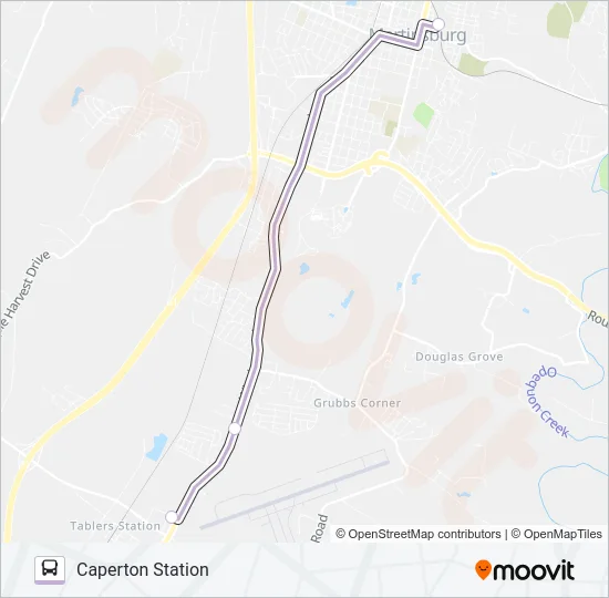 ROUTE 35 Bus Line Map