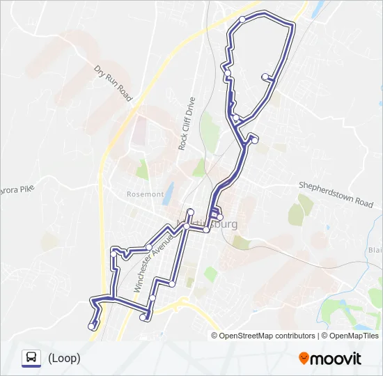 ROUTE 40 Bus Line Map