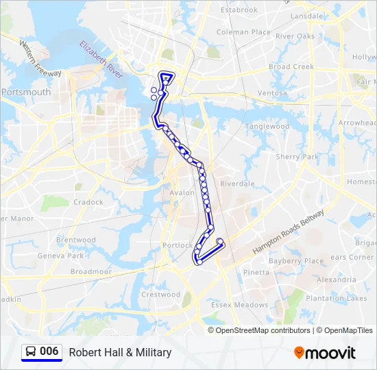006 Bus Line Map