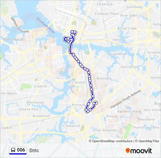 006 Bus Line Map