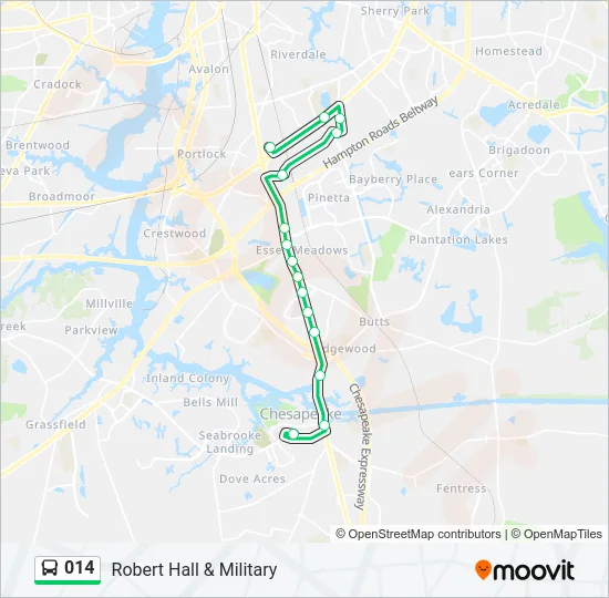 014 Bus Line Map