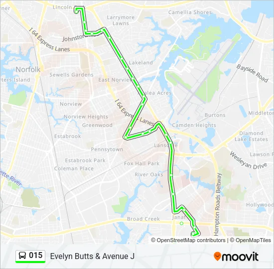 015 Bus Line Map