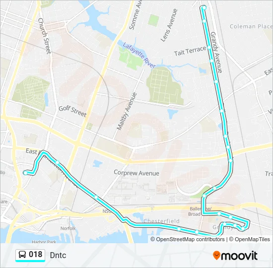 018 Bus Line Map