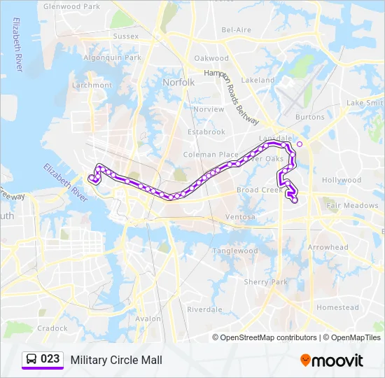 023 Bus Line Map