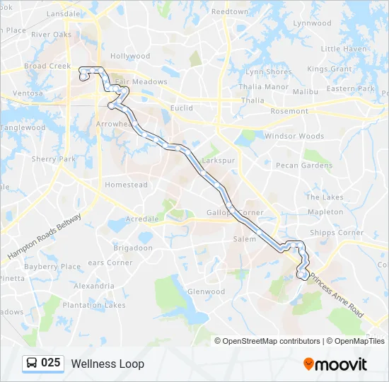 025 Bus Line Map