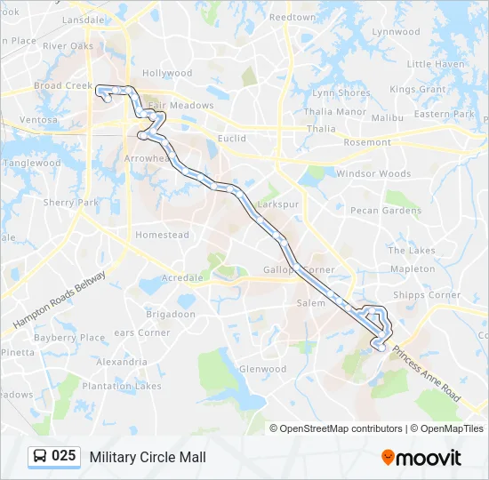 025 Bus Line Map
