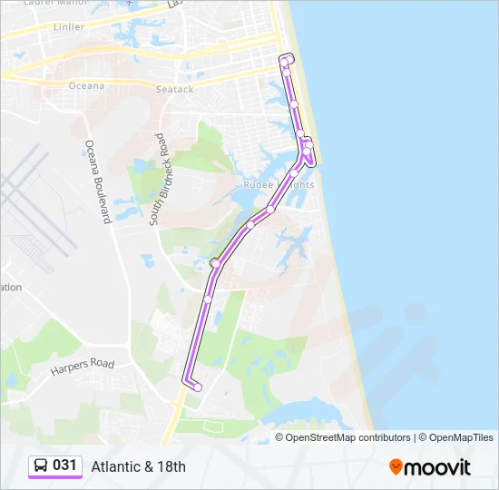 031 Bus Line Map