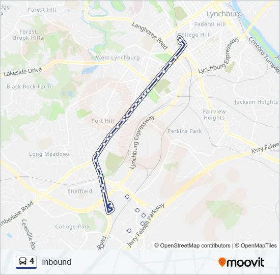 4 Bus Line Map