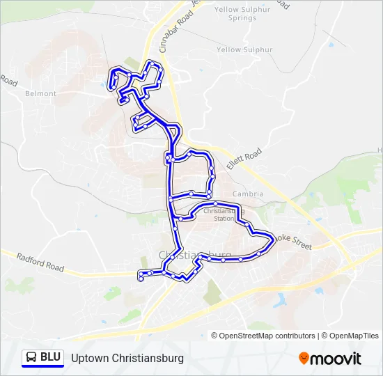 BLU Bus Line Map