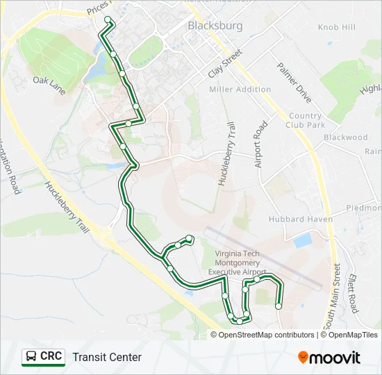 CRC Bus Line Map