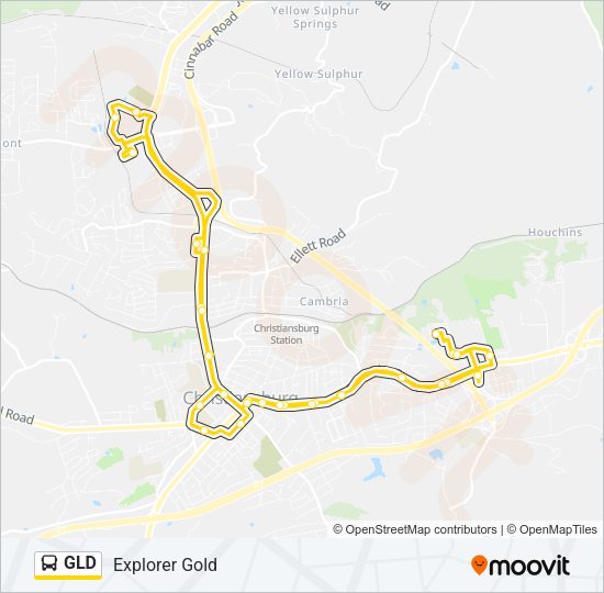 GLD Bus Line Map
